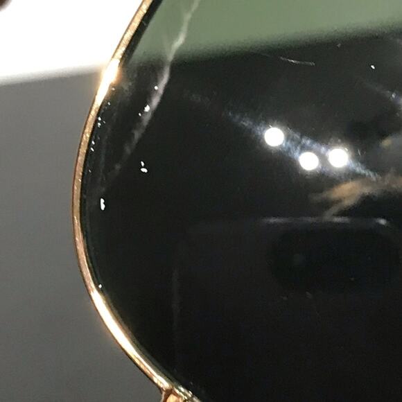 Ray Ban Aviator Classic Polished Gold Black With Case - Picture 10 of 16